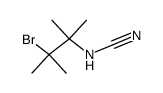 (2-bromo-1,1,2-trimethyl-n-propyl)cyanamide结构式