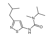 1-methyl-3-[3-(2-methylpropyl)-1,2-thiazol-5-yl]-1-propan-2-ylurea结构式
