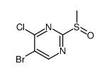 5-bromo-4-chloro-2-methylsulphinylpyrimidine Structure