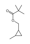 (2-methylcyclopropyl)methyl 2,2-dimethylpropanoate Structure