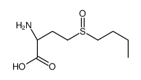 2-amino-4-butylsulfinylbutanoic acid Structure