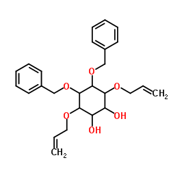 3,6-Bis(allyloxy)-4,5-bis(benzyloxy)-1,2-cyclohexanediol Structure