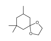 7,7,9-trimethyl-1,4-dioxaspiro[4.5]decane结构式