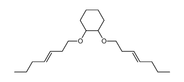 1,2-bis-(3-heptenyloxy)-cyclohexane Structure