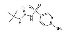 N-tert-butyl-N'-sulfanilyl-urea Structure