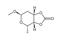 (3aR,4S,6R,7aS)-6-Methoxy-4-methyl-tetrahydro-[1,3]dioxolo[4,5-c]pyran-2-one结构式