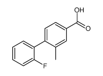 4-(2-fluorophenyl)-3-methylbenzoic acid结构式