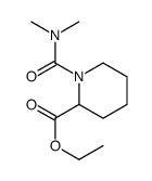 1-(二甲基氨基甲酰)哌啶-2-羧酸乙酯结构式