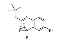 N-[4-bromo-2-(trifluoromethyl)phenyl]-3,3-dimethylbutanamide结构式