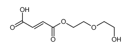 (Z)-4-[2-(2-hydroxyethoxy)ethoxy]-4-oxobut-2-enoic acid结构式
