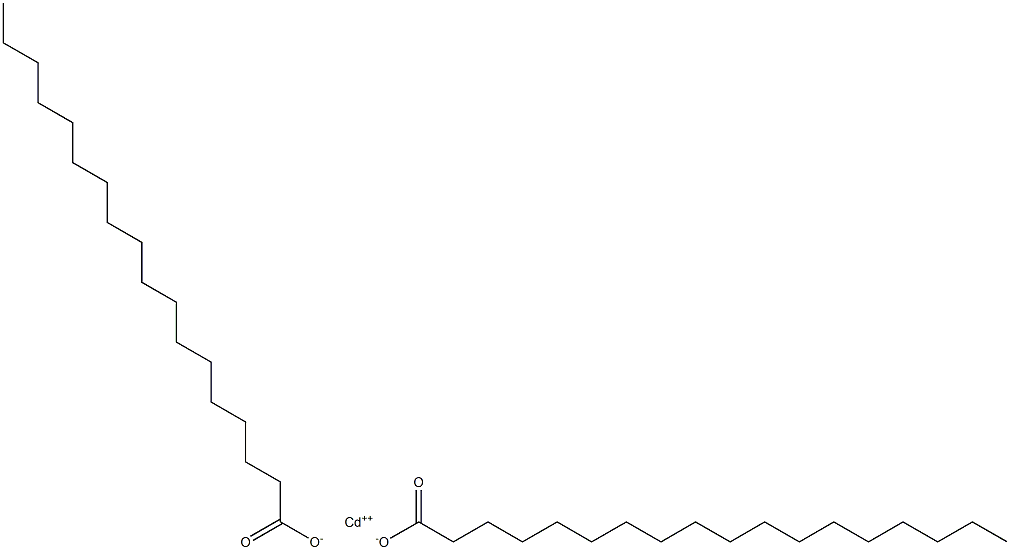 Octadecanoic acid, cadmium salt, basic结构式