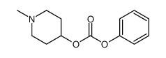 (1-methylpiperidin-4-yl) phenyl carbonate结构式