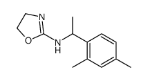 N-[1-(2,4-dimethylphenyl)ethyl]-4,5-dihydro-1,3-oxazol-2-amine结构式