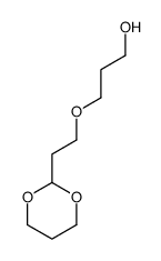 3-[2-(1,3-dioxan-2-yl)ethoxy]propan-1-ol结构式