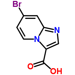 7-Bromoimidazo[1,2-a]pyridine-3-carboxylic acid structure