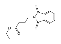 ethyl 4-(1,3-dioxoisoindol-2-yl)butanoate结构式