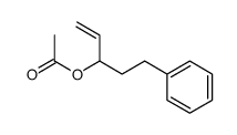 5-phenylpenten-3-yl acetate Structure