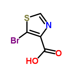 5-溴噻唑-4-羧酸结构式