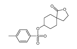 1-OXO-2-OXASPIRO[4.5]DECAN-8-YL 4-METHYLBENZENESULFONATE结构式