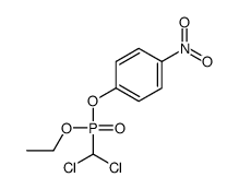 1-[dichloromethyl(ethoxy)phosphoryl]oxy-4-nitrobenzene Structure