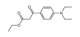 ethyl 3-(4-(diethylamino)phenyl)-3-oxopropanoate Structure