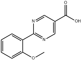 2-(2-methoxyphenyl)-5-pyrimidinecarboxylic acid Structure