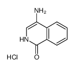 4-氨基异喹啉-1(2H)-酮盐酸盐结构式