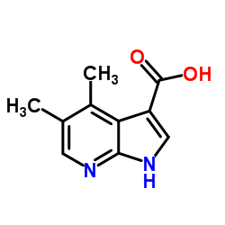 4,5-Dimethyl-7-azaindole-3-carboxylic acid structure