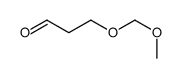 3-(甲氧基甲氧基)丙醛结构式