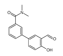 3-(3-formyl-4-hydroxyphenyl)-N,N-dimethylbenzamide结构式