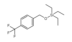 [4-(trifluoromethyl)benzyloxy]triethylsilane Structure