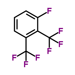 1-Fluoro-2,3-bis(trifluoromethyl)benzene结构式