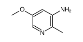 5-methoxy-2-methylpyridin-3-amine结构式