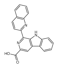 1-(2-quinolyl)-9H-β-carboline-3-carboxylic acid Structure