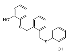 2-[[2-[(2-hydroxyphenyl)sulfanylmethyl]phenyl]methylsulfanyl]phenol Structure