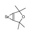 2,2,4,4-tetramethyl-3-oxa-6-selenabicyclo[3.1.0]hex-1(5)-ene结构式