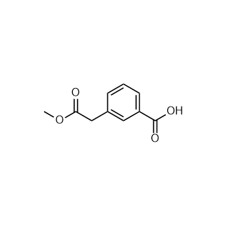 3-(2-Methoxy-2-oxoethyl)benzoic acid structure