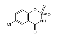 6-chlorobenzo[e][1,2,3]oxathiazin-4(3H)-one 2,2-dioxide Structure