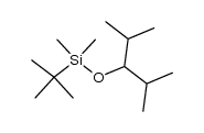 3-t-butyldimethylsiloxy-2,4-dimethylpentane结构式