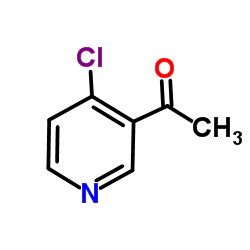 1-(4-氯-3-吡啶)乙酮结构式