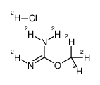 O-Methylisourea-d6 deuteriochloride Structure