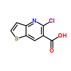 5-Chlorothieno[3,2-b]pyridine-6-carboxylic acid structure