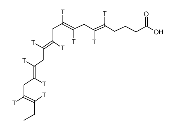 eicosapentaenoic acid [5,6,8 9,11,12,14,15,17,18-3 h]结构式