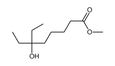 methyl 6-ethyl-6-hydroxyoctanoate Structure