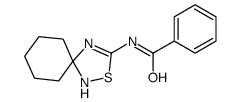 N-(2-thia-1,4-diazaspiro[4.5]dec-3-en-3-yl)benzamide Structure