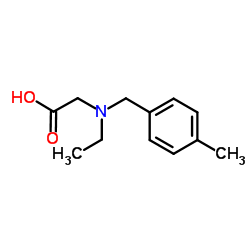 N-Ethyl-N-(4-methylbenzyl)glycine结构式