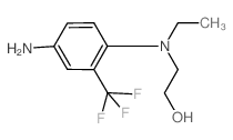 2-[4-Amino(ethyl)-2-(trifluoromethyl)anilino]-1-ethanol结构式