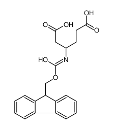 FMOC-3-AMINOADIPIC ACID结构式