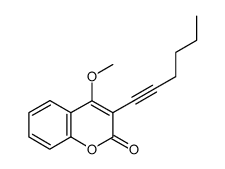 3-hex-1-ynyl-4-methoxycoumarin结构式