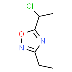 5-(1-Chloroethyl)-3-ethyl-1,2,4-oxadiazole Structure